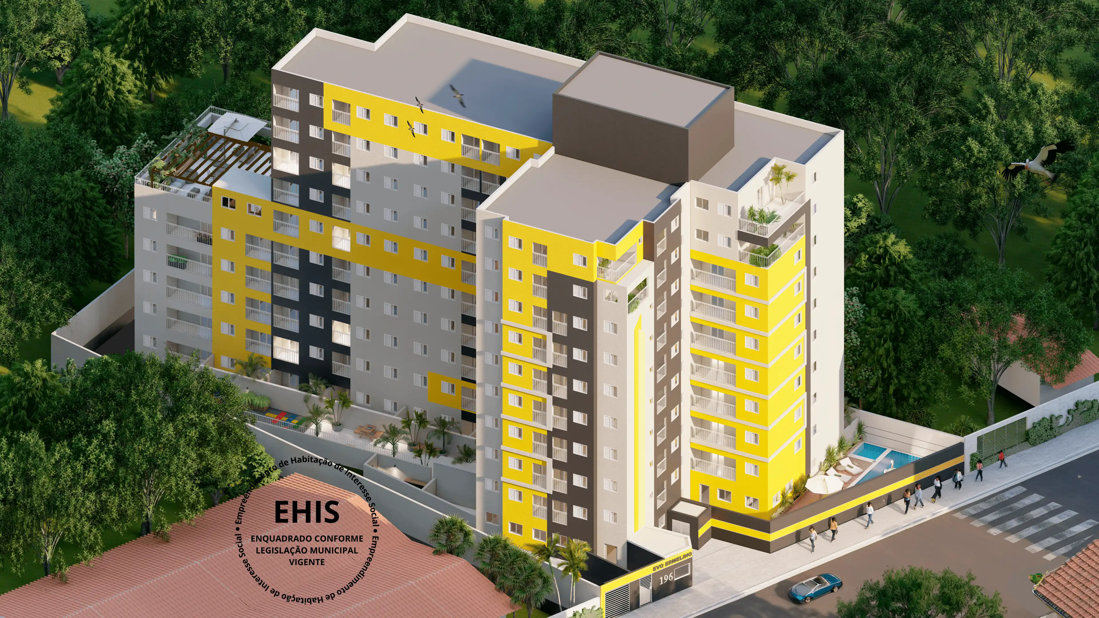 Perspectiva Ilustrada Fachada